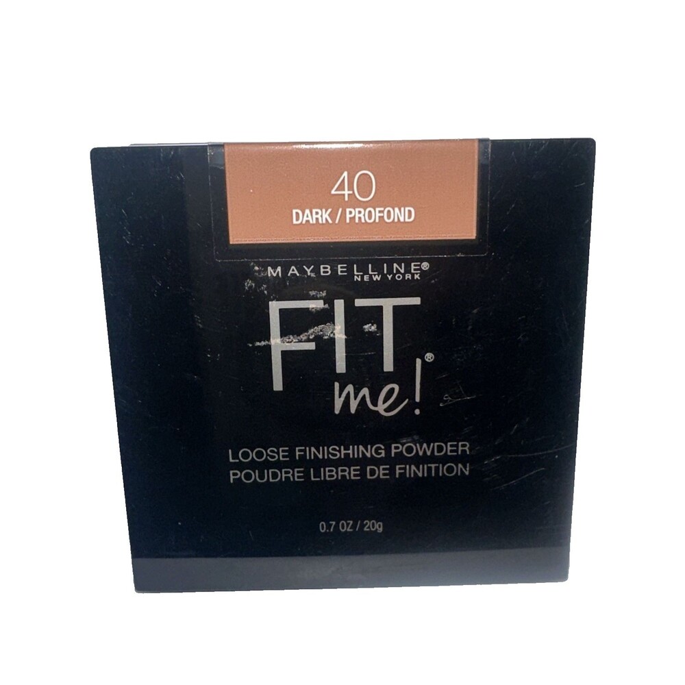 Maybelline Fit Me Loose Finishing Setting Powder, Dark 40 deep tones